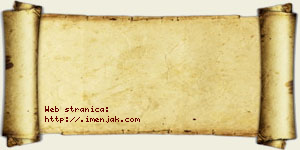 Tina Hamović vizit kartica